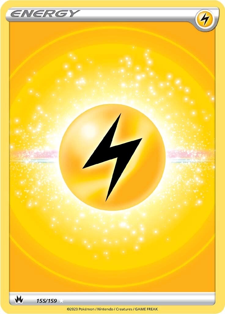 Lightning Energy (155/159) (Texture Full Art) [Sword & Shield: Crown Zenith] | Card Merchant Takapuna