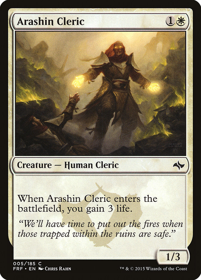Arashin Cleric [Fate Reforged] | Card Merchant Takapuna