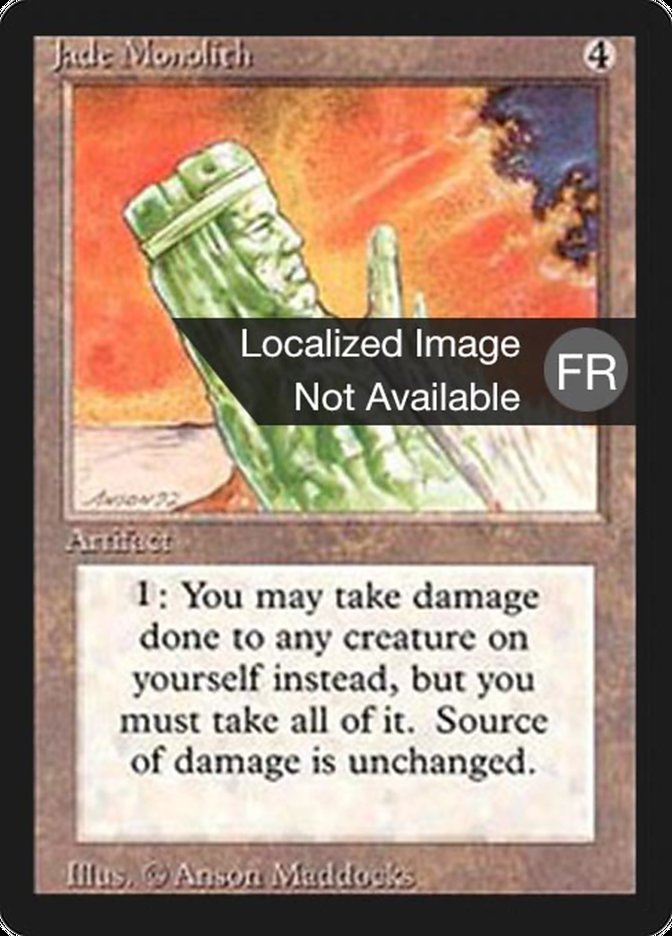 Jade Monolith [Foreign Black Border] | Card Merchant Takapuna