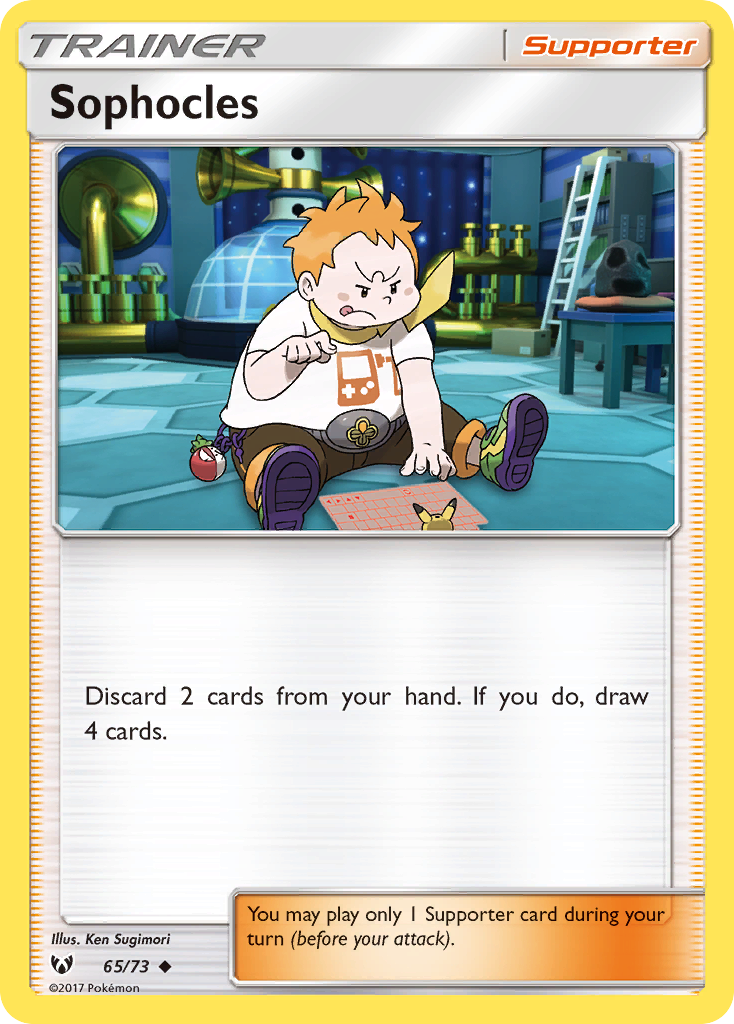 Sophocles (65/73) [Sun & Moon: Shining Legends] | Card Merchant Takapuna