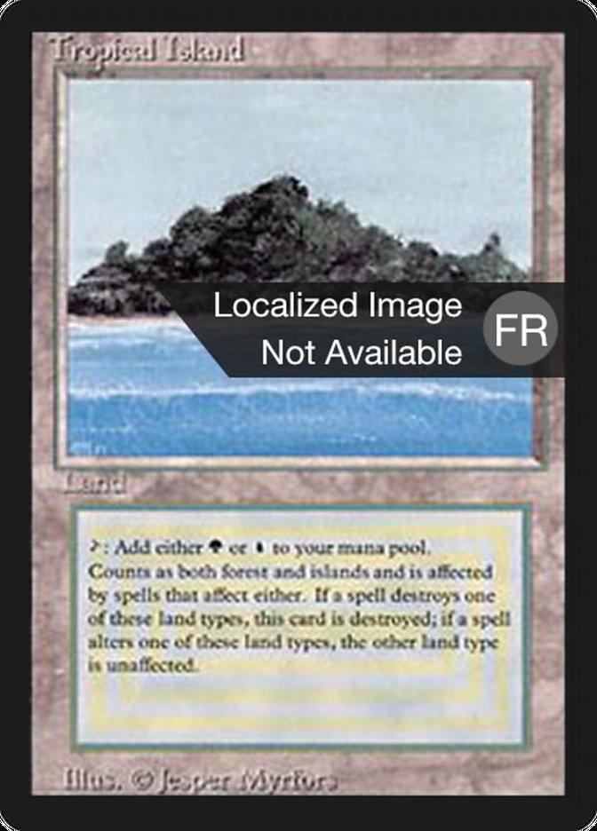 Tropical Island [Foreign Black Border] | Card Merchant Takapuna