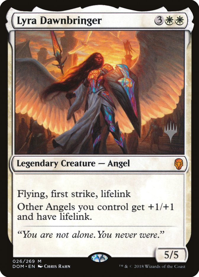 Lyra Dawnbringer (Promo Pack) [Dominaria Promos] | Card Merchant Takapuna