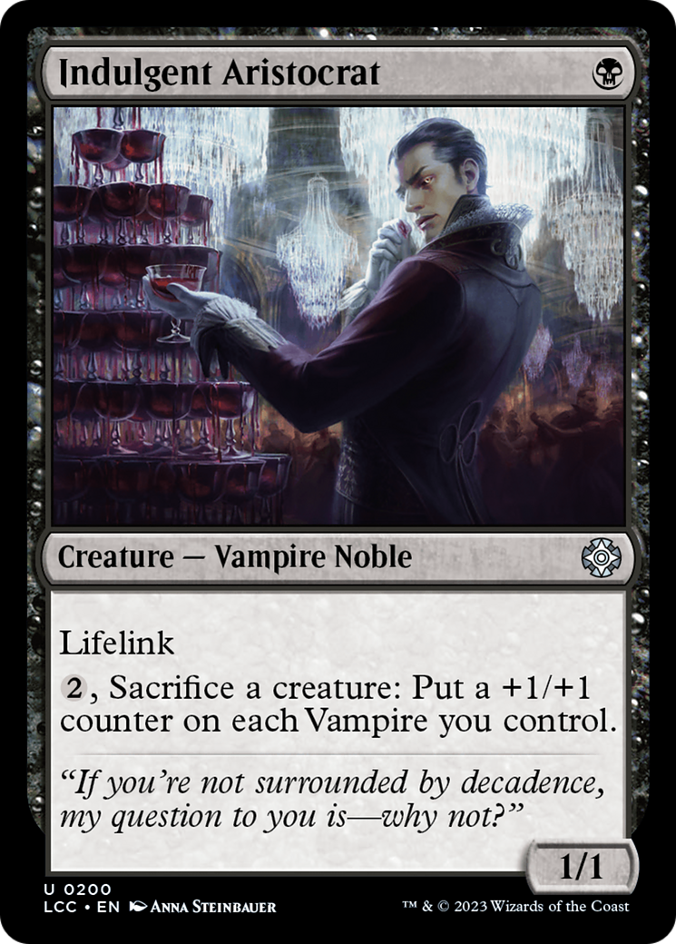 Indulgent Aristocrat [The Lost Caverns of Ixalan Commander] | Card Merchant Takapuna