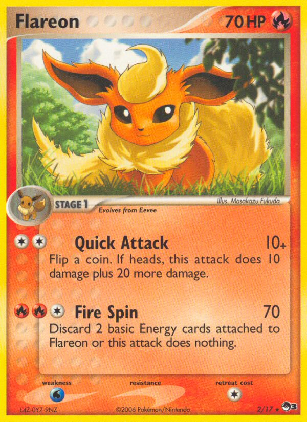 Flareon (2/17) [POP Series 3] | Card Merchant Takapuna