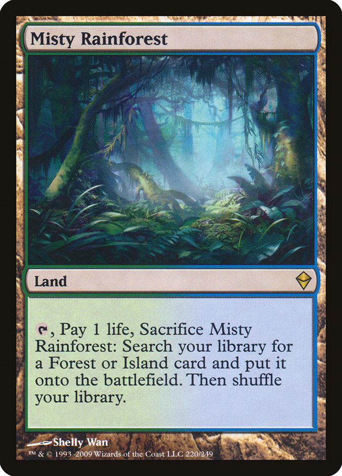 Misty Rainforest [Zendikar] | Card Merchant Takapuna