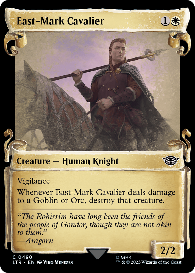 East-Mark Cavalier [The Lord of the Rings: Tales of Middle-Earth Showcase Scrolls] | Card Merchant Takapuna