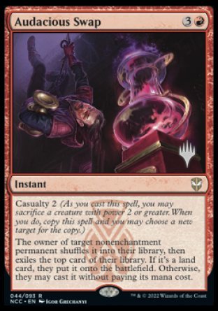 Audacious Swap (Promo Pack) [Streets of New Capenna Commander Promos] | Card Merchant Takapuna