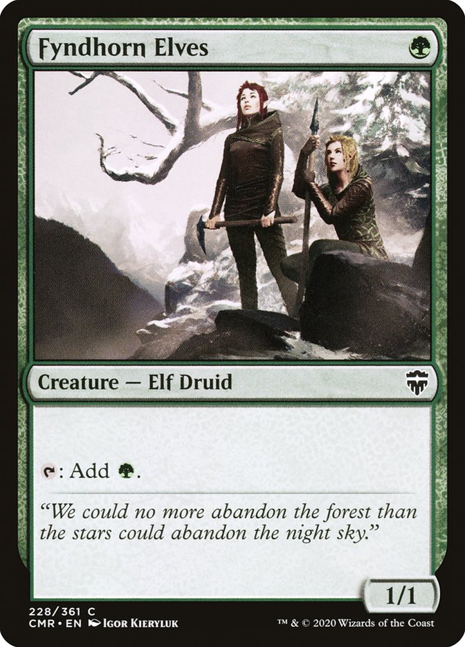 Fyndhorn Elves [Commander Legends] | Card Merchant Takapuna