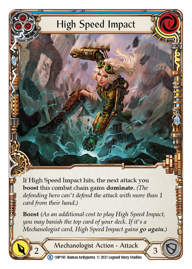 High Speed Impact (Blue) [1HP195] (History Pack 1) | Card Merchant Takapuna