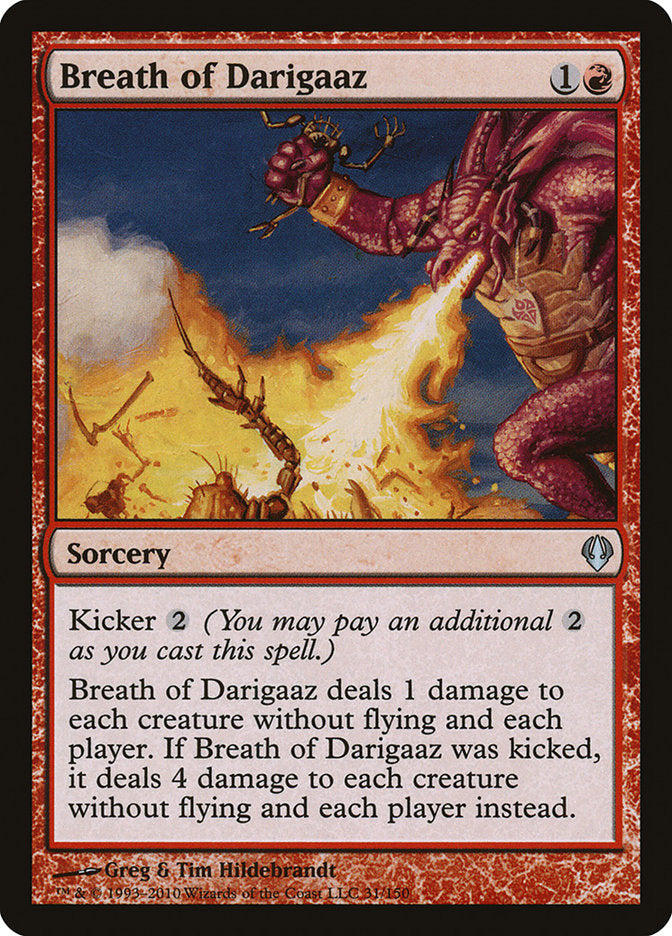 Breath of Darigaaz [Archenemy] | Card Merchant Takapuna