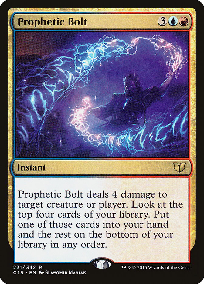 Prophetic Bolt [Commander 2015] | Card Merchant Takapuna