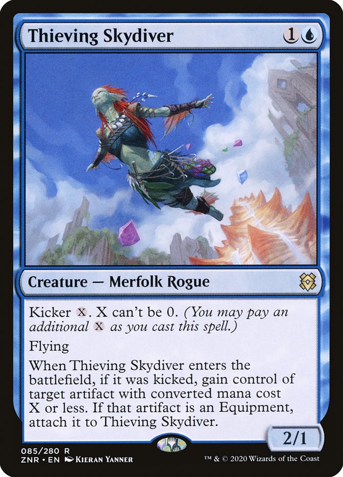 Thieving Skydiver [Zendikar Rising] | Card Merchant Takapuna