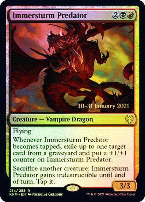 Immersturm Predator [Kaldheim Prerelease Promos] | Card Merchant Takapuna