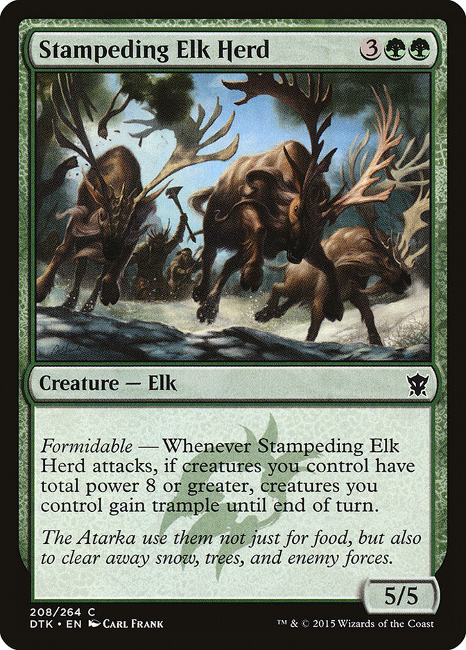 Stampeding Elk Herd [Dragons of Tarkir] | Card Merchant Takapuna