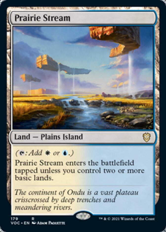 Prairie Stream [Innistrad: Crimson Vow Commander] | Card Merchant Takapuna