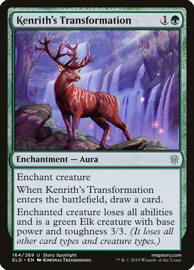 Kenrith's Transformation [Throne of Eldraine] | Card Merchant Takapuna