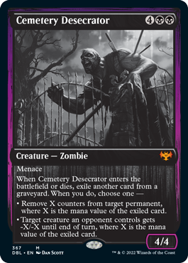 Cemetery Desecrator [Innistrad: Double Feature] | Card Merchant Takapuna