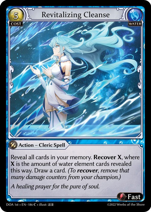 Revitalizing Cleanse (186) [Dawn of Ashes: 1st Edition] | Card Merchant Takapuna