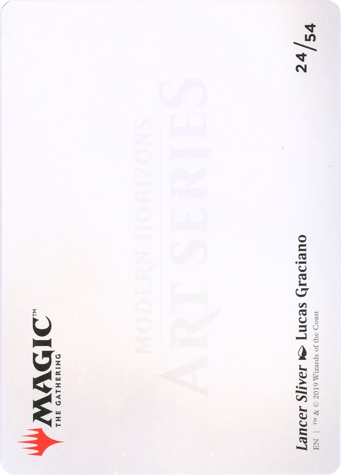 Lancer Sliver // Lancer Sliver [Modern Horizons Art Series] | Card Merchant Takapuna