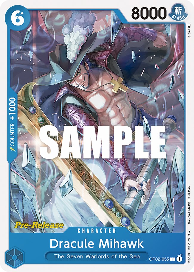 Dracule Mihawk [Paramount War Pre-Release Cards] | Card Merchant Takapuna