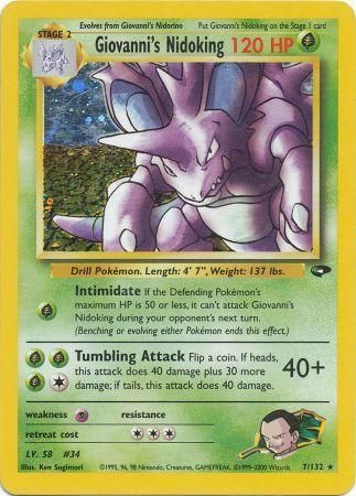 Giovanni's Nidoking (7/132) [Gym Challenge Unlimited] | Card Merchant Takapuna