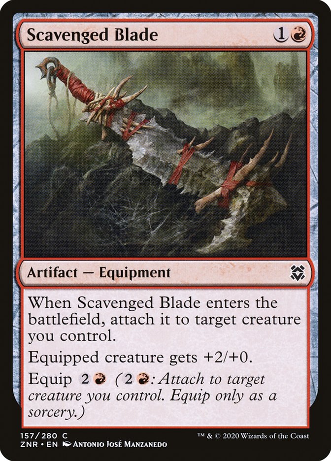 Scavenged Blade [Zendikar Rising] | Card Merchant Takapuna