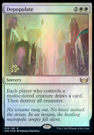 Depopulate [Streets of New Capenna Prerelease Promos] | Card Merchant Takapuna