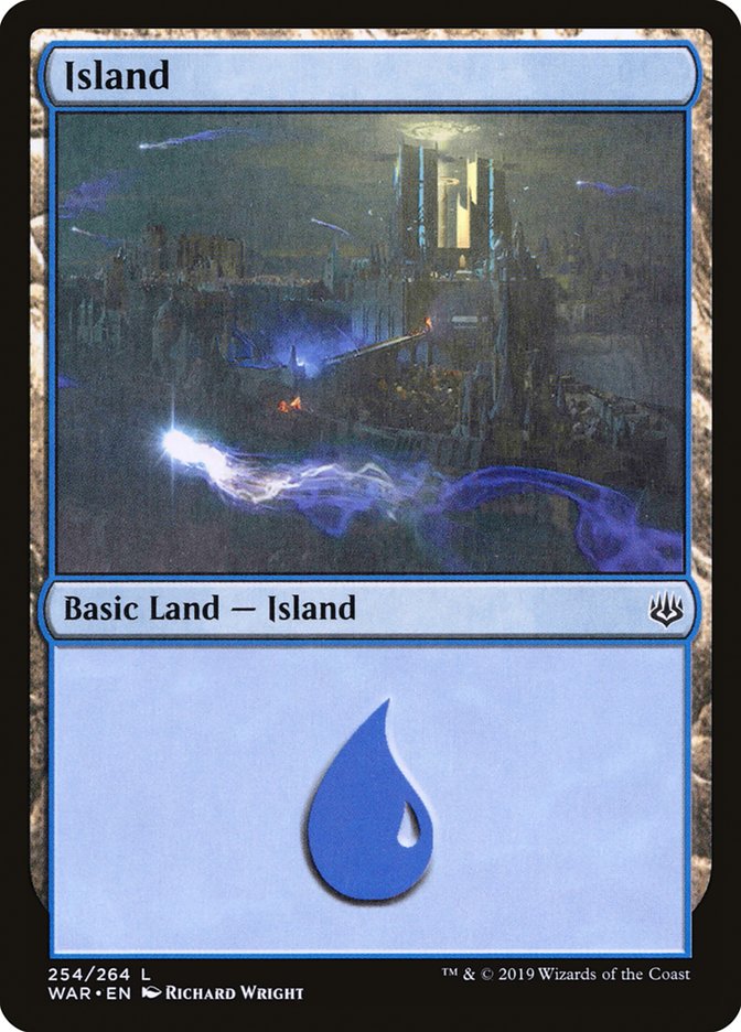 Island (254) [War of the Spark] | Card Merchant Takapuna