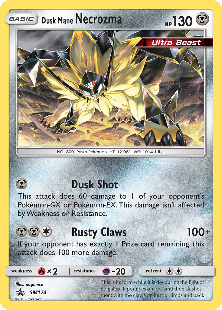 Dusk Mane Necrozma (SM124) [Sun & Moon: Black Star Promos] | Card Merchant Takapuna