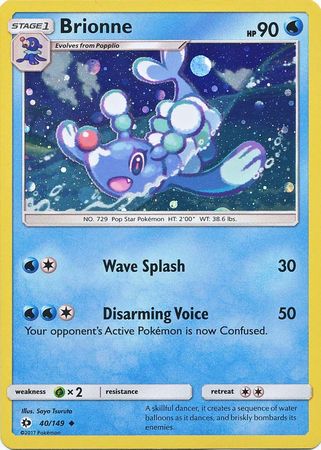 Brionne (40/149) (Cosmos Holo) [Sun & Moon: Base Set] | Card Merchant Takapuna