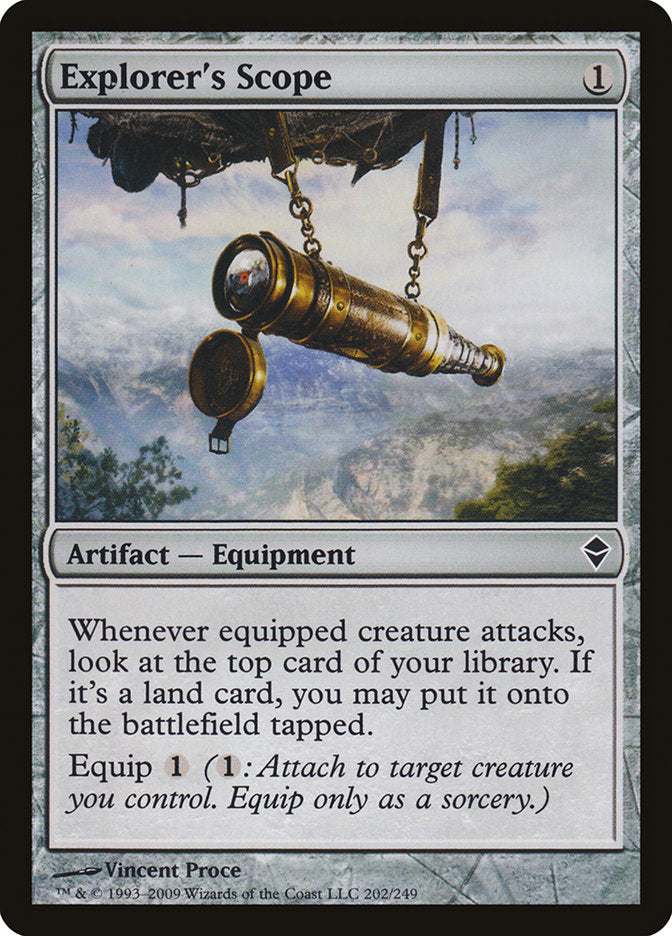 Explorer's Scope [Zendikar] | Card Merchant Takapuna