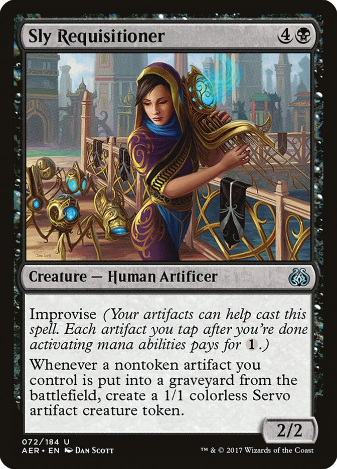 Sly Requisitioner [Aether Revolt] | Card Merchant Takapuna