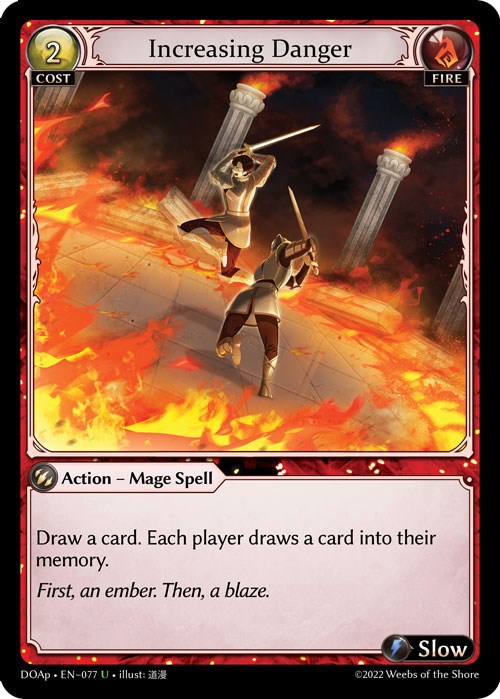 Increasing Danger (077) [Dawn of Ashes: Prelude] | Card Merchant Takapuna