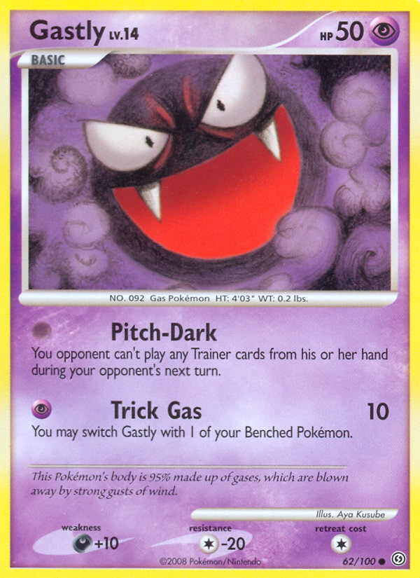 Gastly (62/100) [Diamond & Pearl: Stormfront] | Card Merchant Takapuna