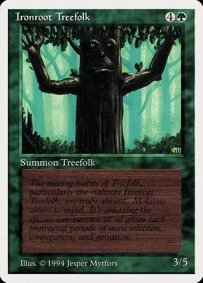 Ironroot Treefolk [Summer Magic / Edgar] | Card Merchant Takapuna