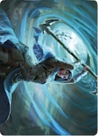 Sea Gate Stormcaller Art Card [Zendikar Rising Art Series] | Card Merchant Takapuna