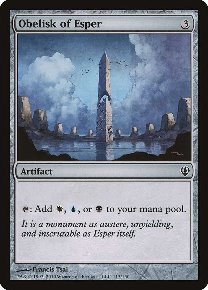Obelisk of Esper [Archenemy] | Card Merchant Takapuna