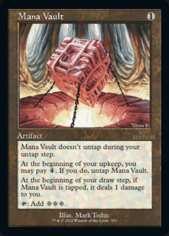 Mana Vault (Retro) [30th Anniversary Edition] | Card Merchant Takapuna
