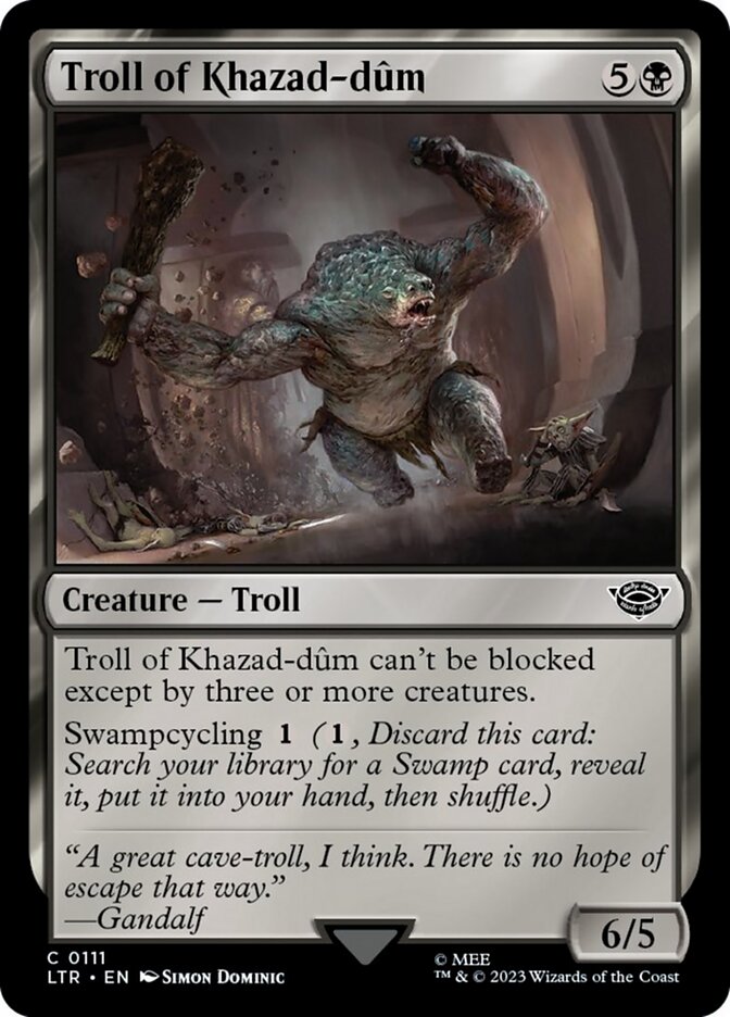 Troll of Khazad-dum [The Lord of the Rings: Tales of Middle-Earth] | Card Merchant Takapuna
