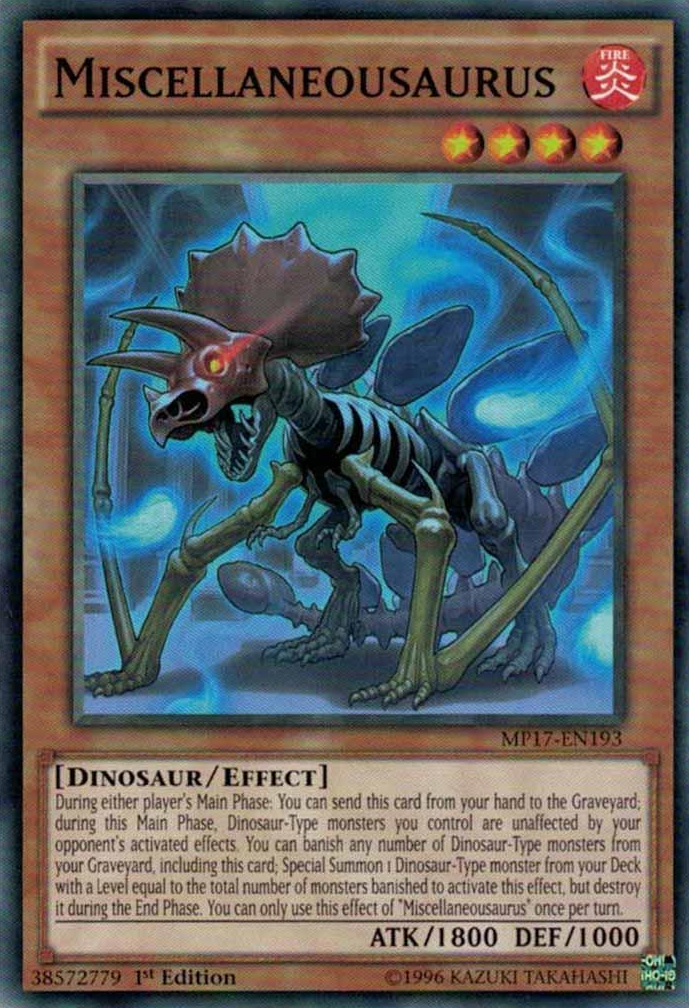 Miscellaneousaurus [MP17-EN193] Common | Card Merchant Takapuna