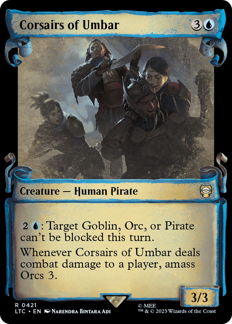 Corsairs of Umbar [The Lord of the Rings: Tales of Middle-Earth Commander Showcase Scrolls] | Card Merchant Takapuna