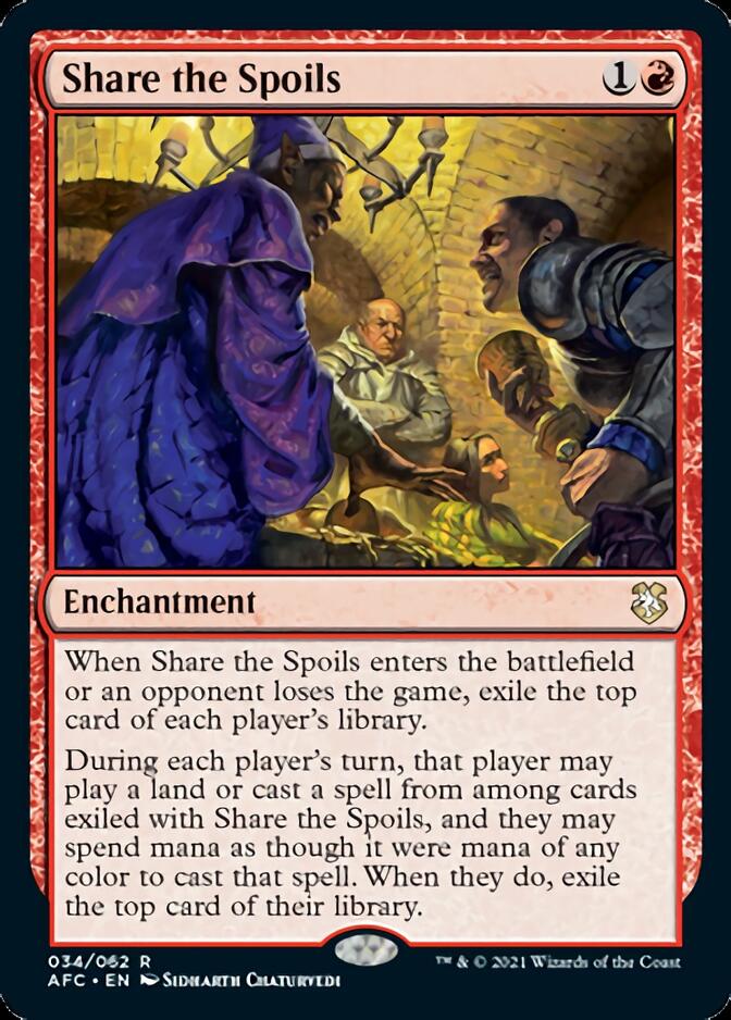 Share the Spoils [Dungeons & Dragons: Adventures in the Forgotten Realms Commander] | Card Merchant Takapuna