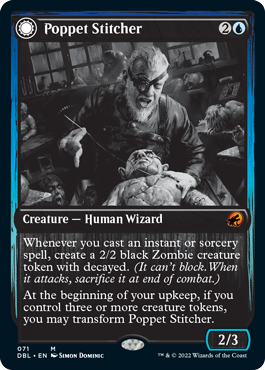 Poppet Stitcher // Poppet Factory [Innistrad: Double Feature] | Card Merchant Takapuna