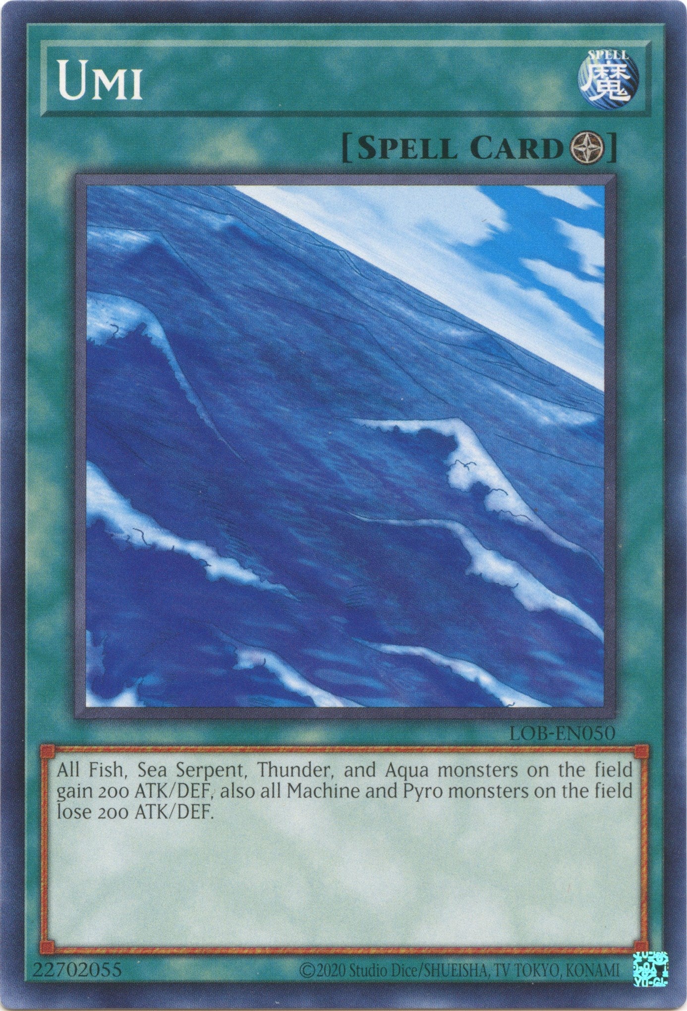 Umi (25th Anniversary) [LOB-EN050] Common | Card Merchant Takapuna