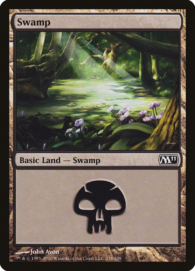 Swamp (238) [Magic 2011] | Card Merchant Takapuna