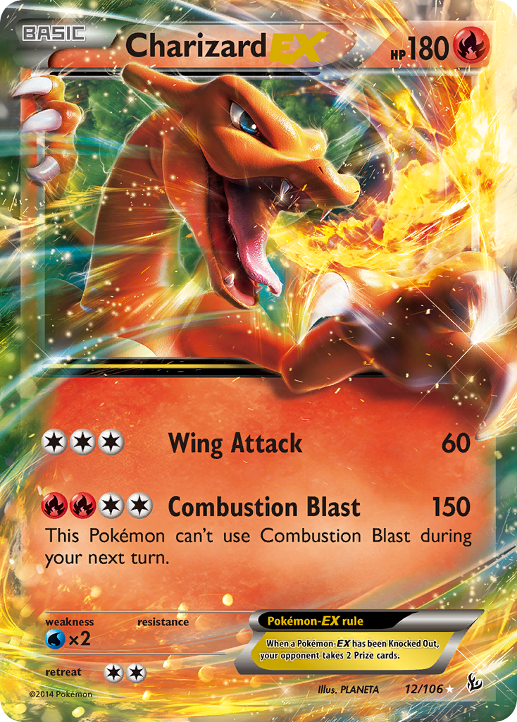 Charizard EX (12/106) [XY: Flashfire] | Card Merchant Takapuna