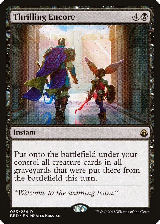 Thrilling Encore [Battlebond] | Card Merchant Takapuna