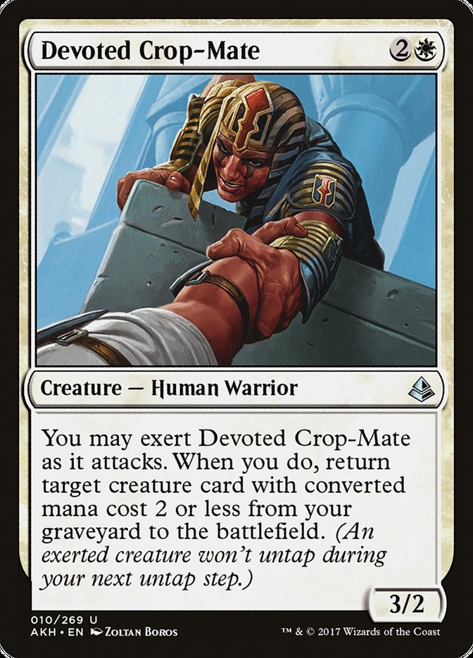 Devoted Crop-Mate [Amonkhet] | Card Merchant Takapuna
