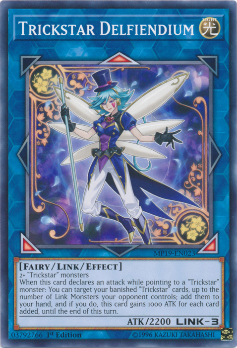 Trickstar Delfiendium [MP19-EN023] Common | Card Merchant Takapuna