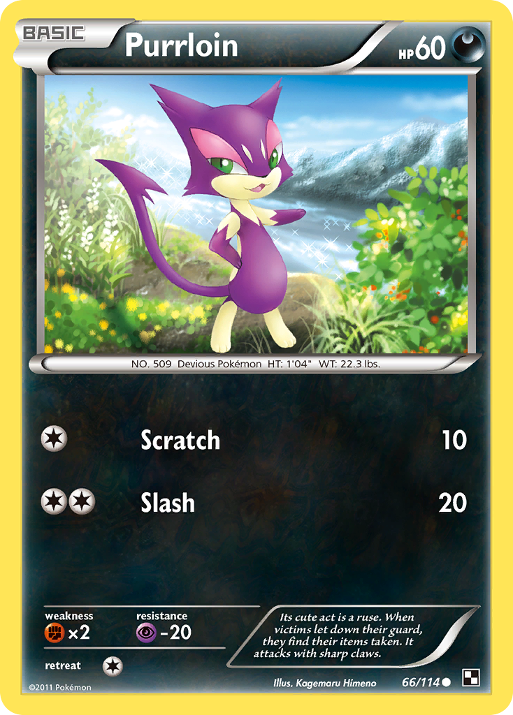 Purrloin (66/114) [Black & White: Base Set] | Card Merchant Takapuna